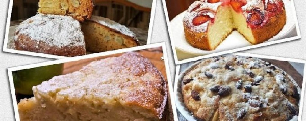 Пышная шарлотка с яблоками в духовке классическая