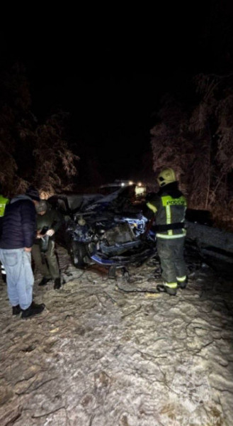 В Киришском районе ликвидированы последствия ДТП с двумя пострадавшими