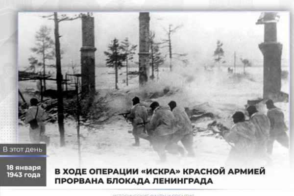 Факелы Ростральных колонн зажгли в честь годовщины прорыва блокады Ленинграда