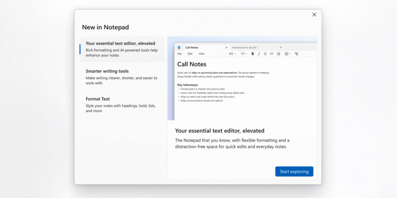 ИИ-генератор раскрасок и улучшенный Markdown: в &laquo;Блокноте&raquo; и Paint на Windows 11 появились новые функции