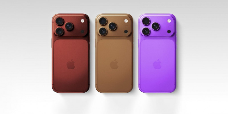 Инсайдер показал на видео бордовый iPhone 18 Pro с «островком» в углу экрана