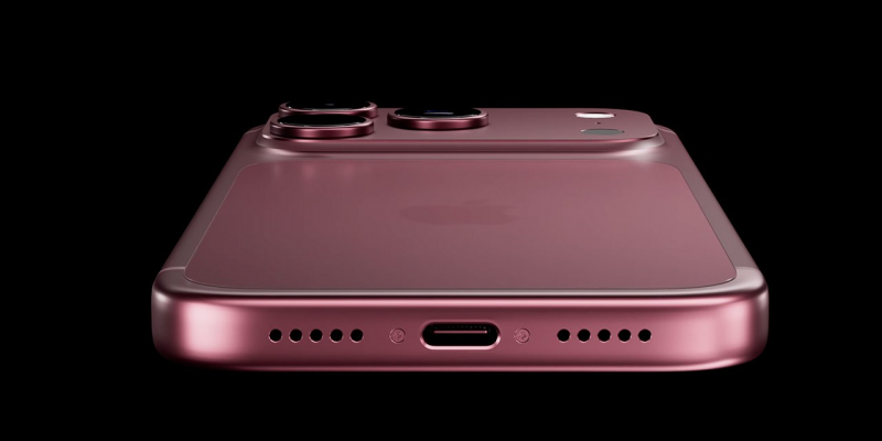 Инсайдер показал на видео бордовый iPhone 18 Pro с «островком» в углу экрана