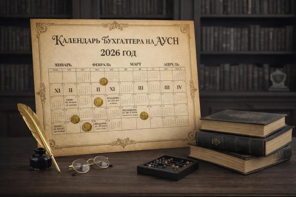 Календарь бухгалтера на АУСН на 2026 год