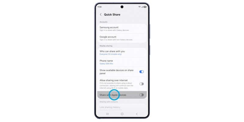 AirDrop появился на смартфонах Samsung &mdash; но пока не на&nbsp;всех