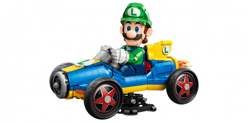 Lego представила набор с Луиджи на его машинке из Mario Kart