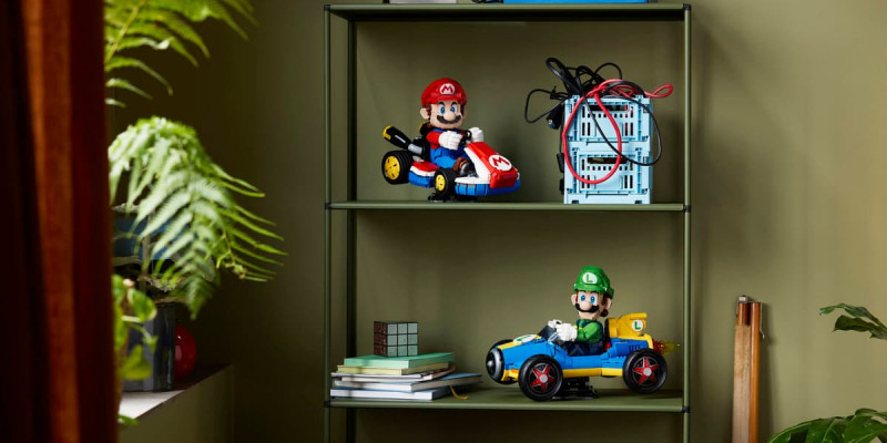 Lego представила набор с Луиджи на его машинке из Mario Kart