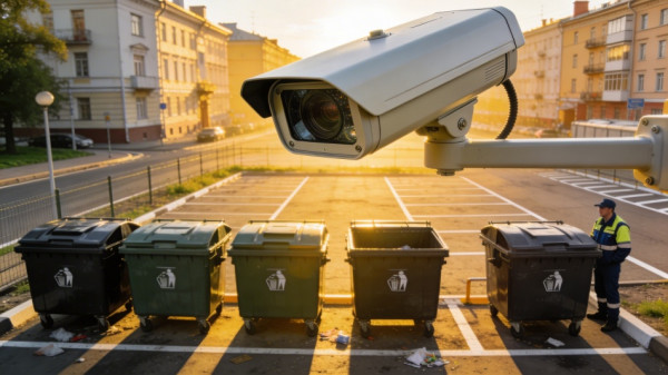 В Петербурге модернизируют 200 контейнерных площадок с видеонаблюдением