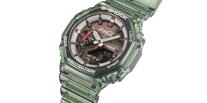 Casio выпустила часы G‑Shock к 140-летию Coca-Cola &mdash; с корпусом под легендарную бутылку