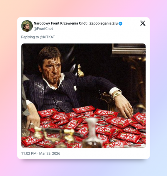 Кража 12 тонн батончиков KitKat стала новым мемом в стиле «мы тут ни при чём»