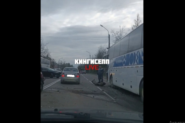 Двое пострадали в массовом ДТП в Кингисеппе