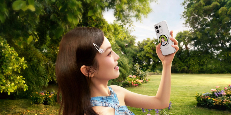 Oppo выпустила Bubble &mdash; круглый мини-экран для создания селфи и записи видео со смартфона