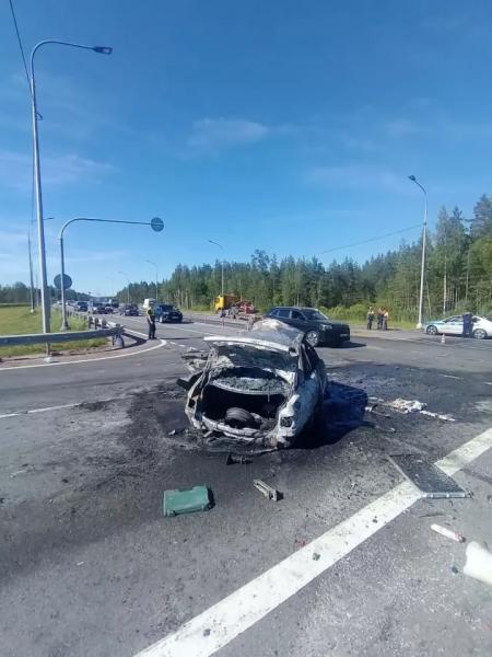 Фатальное ДТП с фурой и Audi под Лугой стало уголовным делом, шофер задержан