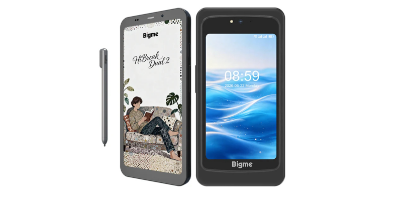 Bigme представила двухсторонний смартфон HiBreak Dual 2 &mdash; у&nbsp;него два больших дисплея