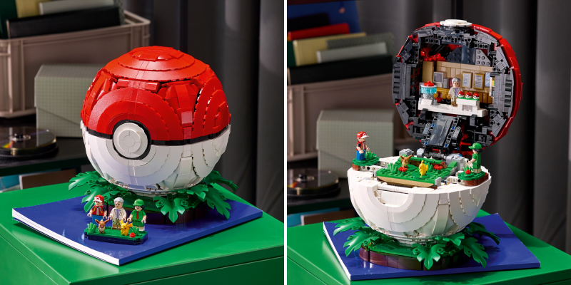 Lego показала пять наборов по аниме «Покемон», включая огромный покебол с сюрпризом