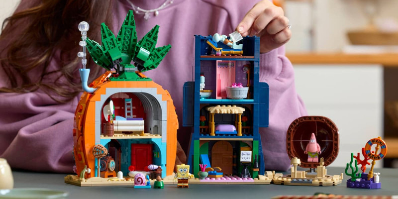 Огромный Бикини Боттом: Lego представила набор по &laquo;Губке Бобу&raquo; из почти 1&nbsp;800 деталей