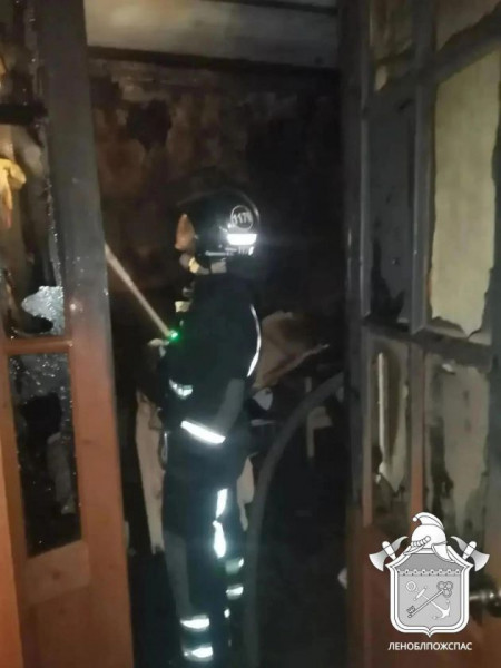 В Пикалево тушили трехкомнатную квартиру, в больнице ребенок с ожогами
