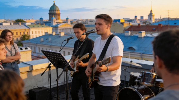 Группа «Мураками» выступит на крыше ROOF PLACE в Петербурге Группа «Мураками» выступит на крыше ROOF PLACE в Петербурге