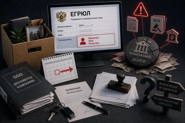 Уволились с должности директора, но остались в ЕГРЮЛ: почему об этом опасно забывать