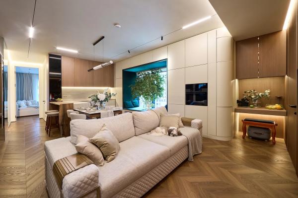 Планировка квартиры 90 м&sup2; для семьи с детьми