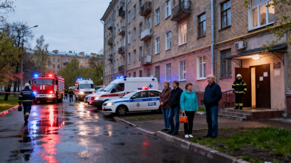 В Кингисеппе рабочий сорвался в шахту лифта на стройке многоэтажки