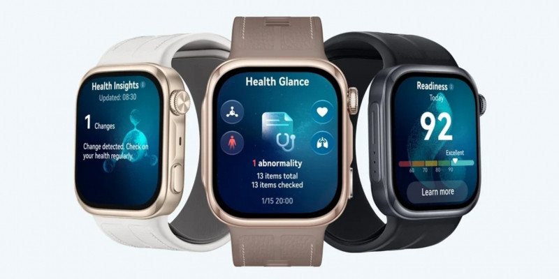 Huawei показала умные часы Watch D3 с&nbsp;обновлённым тонометром и&nbsp;более тонким корпусом