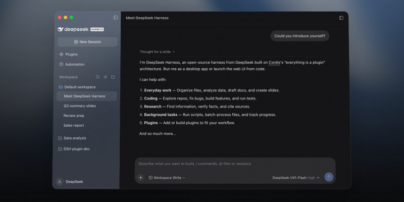DeepSeek выпустила десктопную версию агента Harness &mdash; для macOS и&nbsp;Windows